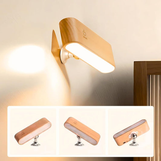 360° Minimalistische Houten Lamp