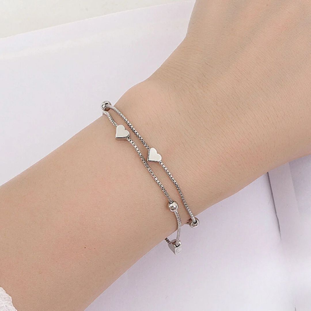 Minimalistische harten armband