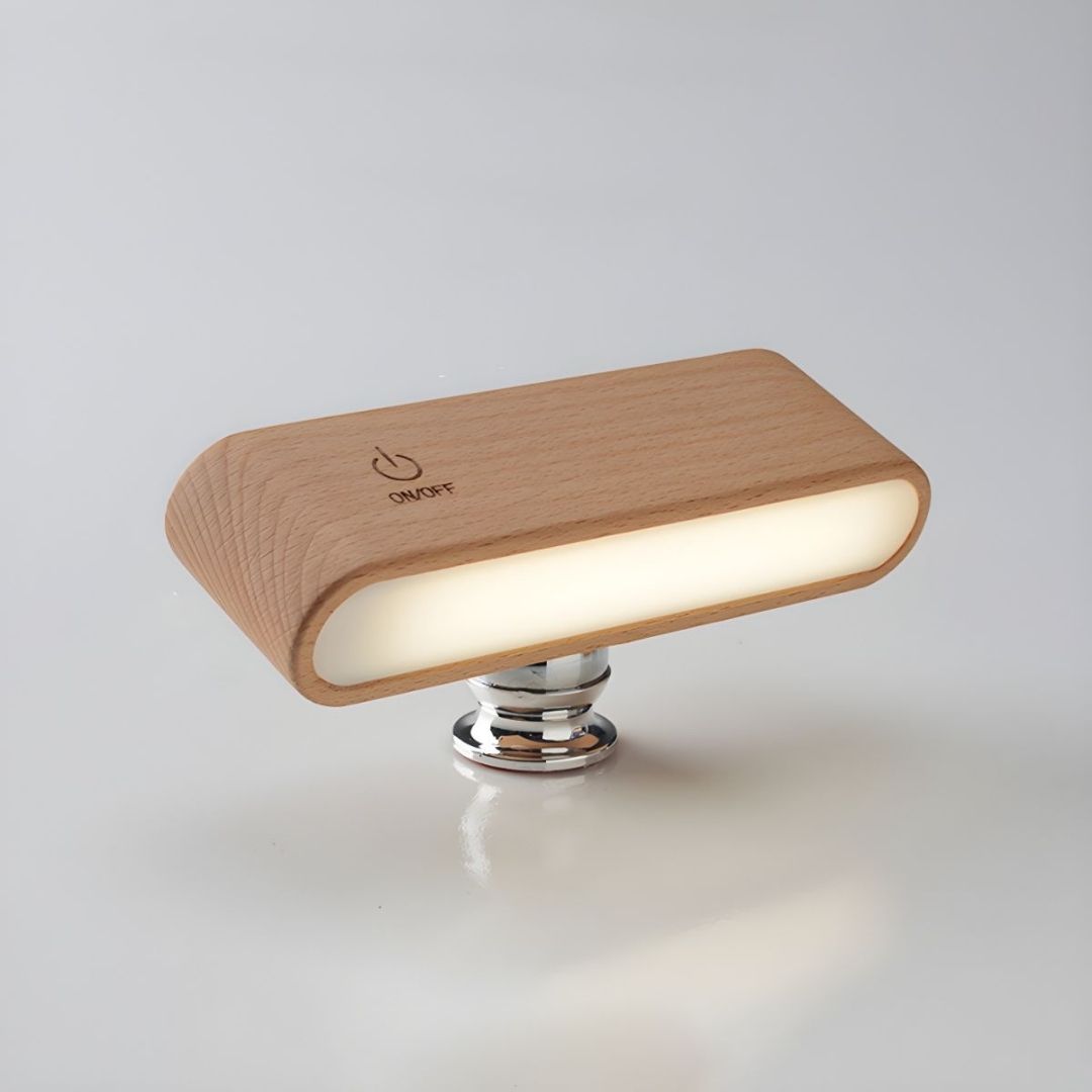 360° Minimalistische Houten Lamp