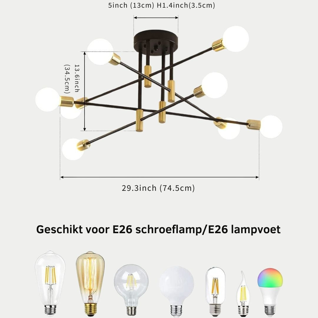 Eigentijdse accentlamp