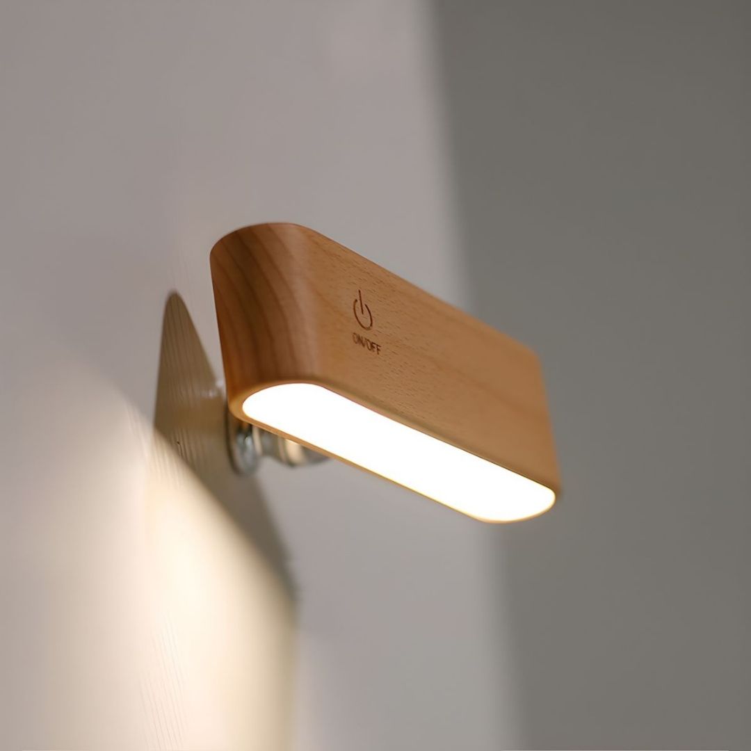 360° Minimalistische Houten Lamp