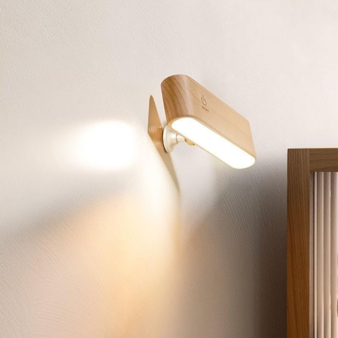 360° Minimalistische Houten Lamp