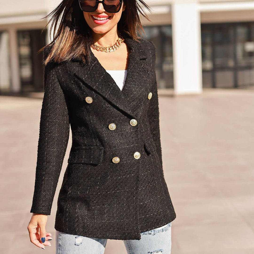 Elegante tweed blazer