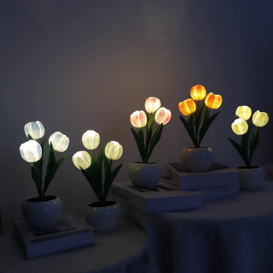 Sfeervolle tulp lamp