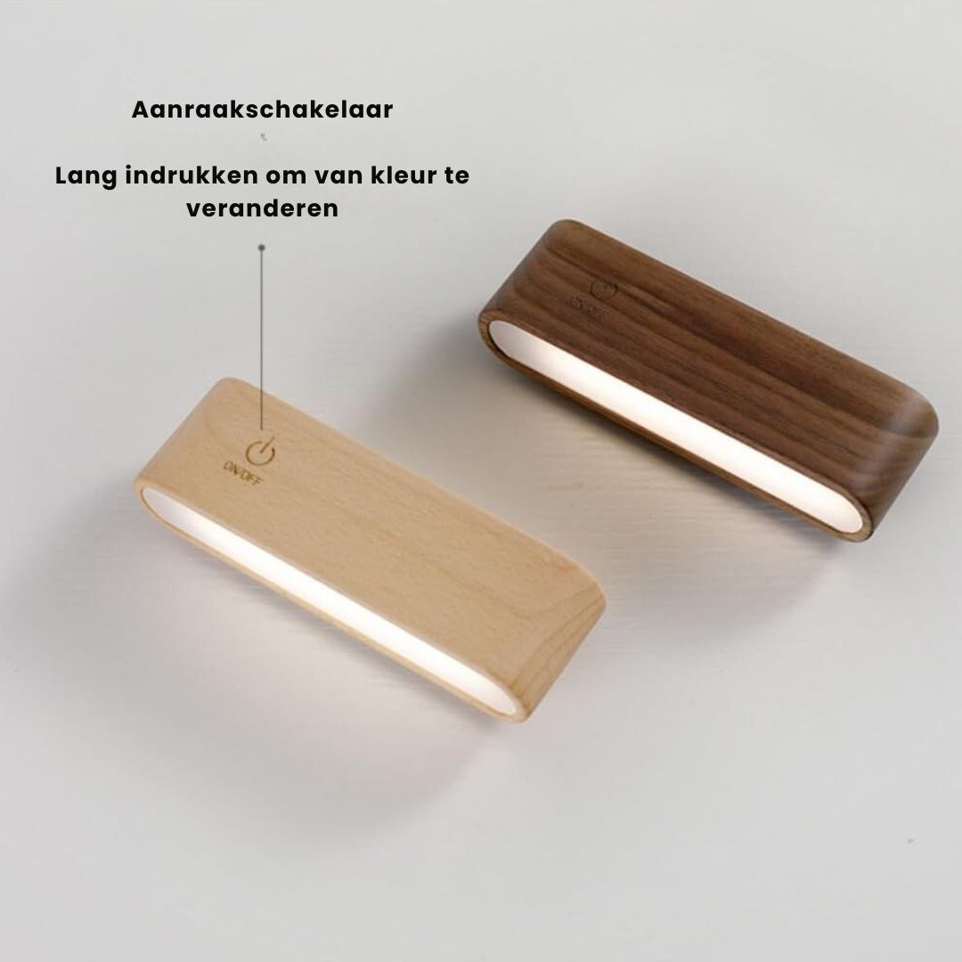 360° Minimalistische Houten Lamp