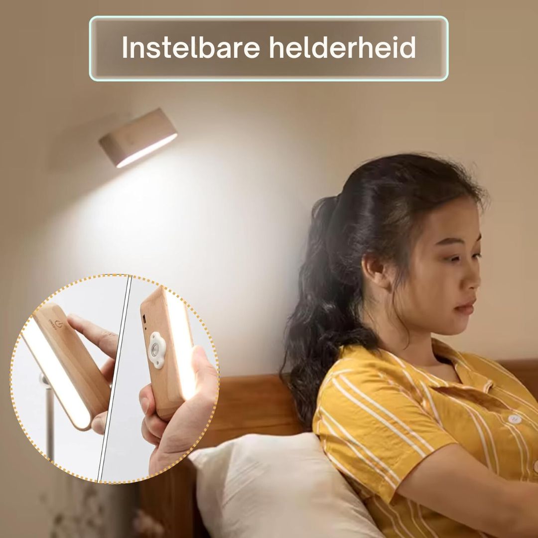 360° Minimalistische Houten Lamp