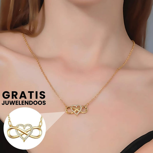 Eeuwige liefde ketting | 1+1 Gratis