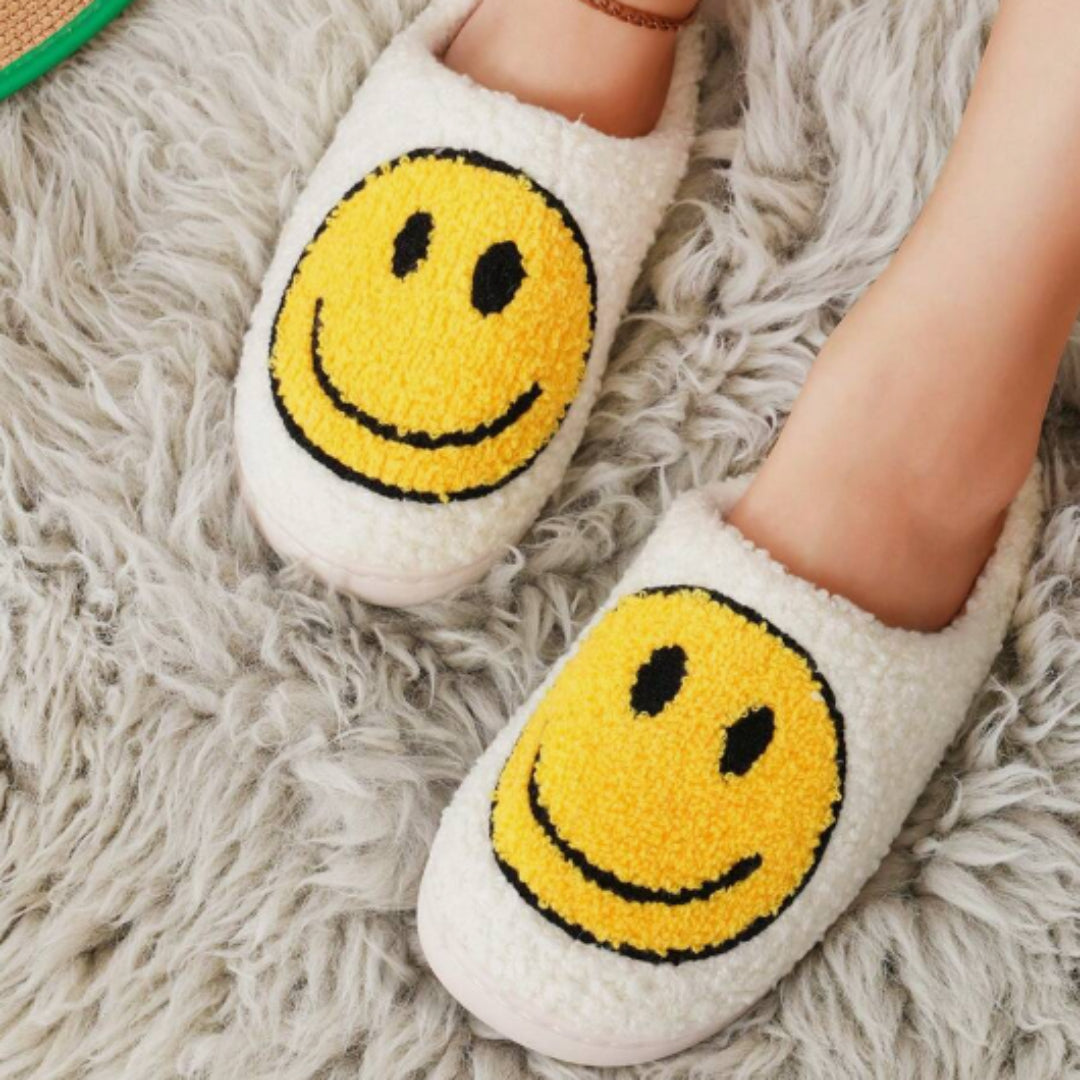 Knusse Smiley Pantoffels