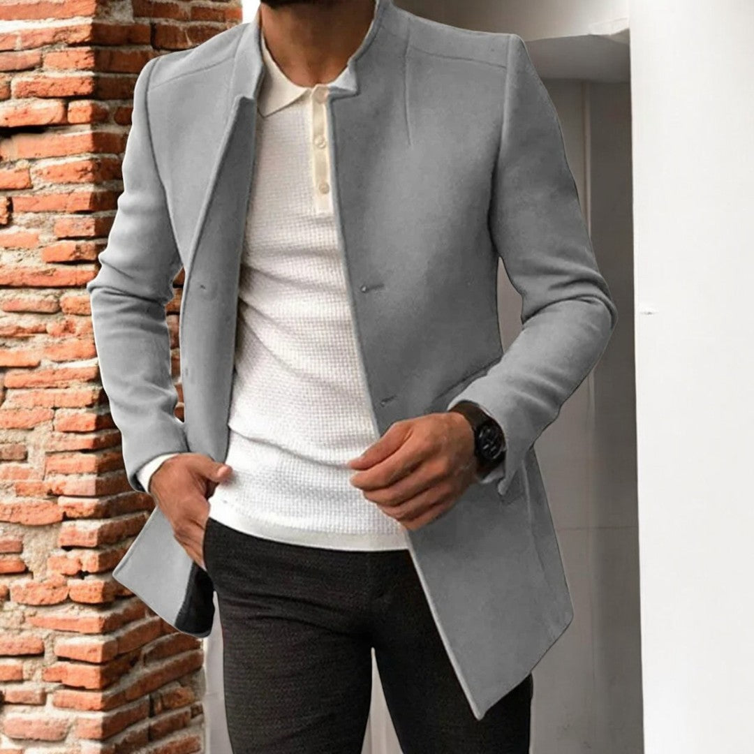 Stijlvolle slim-fit overjas