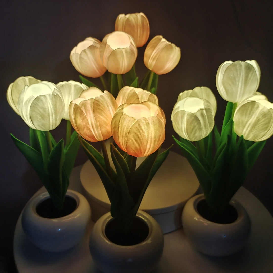 Sfeervolle tulp lamp