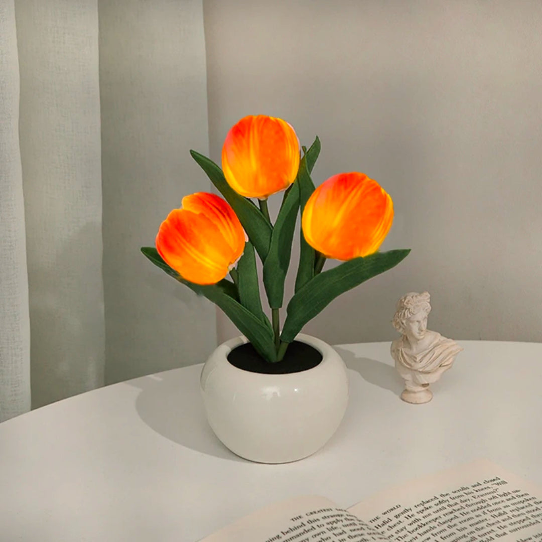 Sfeervolle tulp lamp