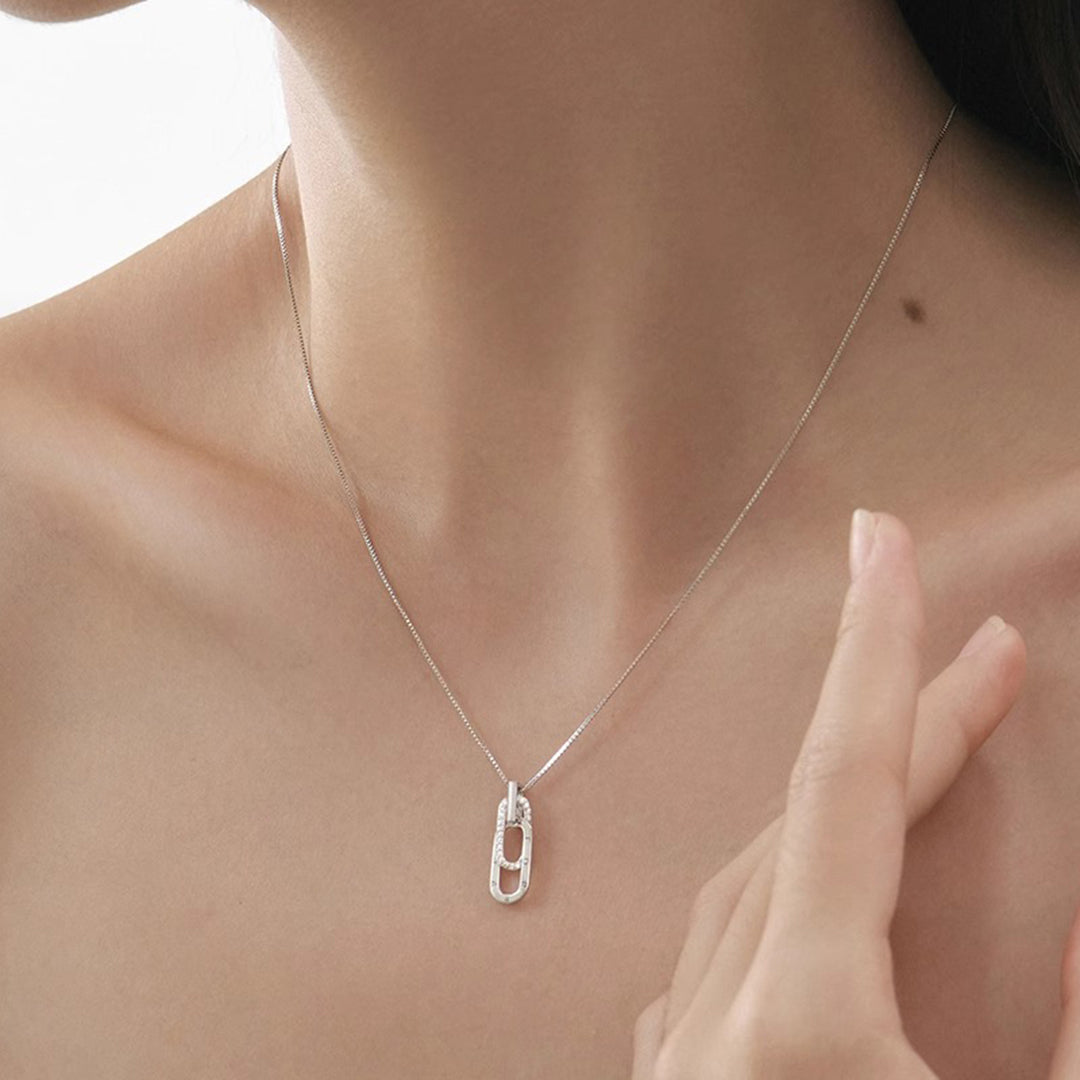 Elegante Paperclip Ketting