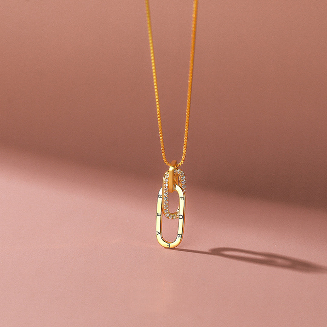 Elegante Paperclip Ketting