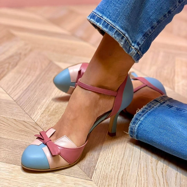 Orthopedische damesschoenen met hak en comfort