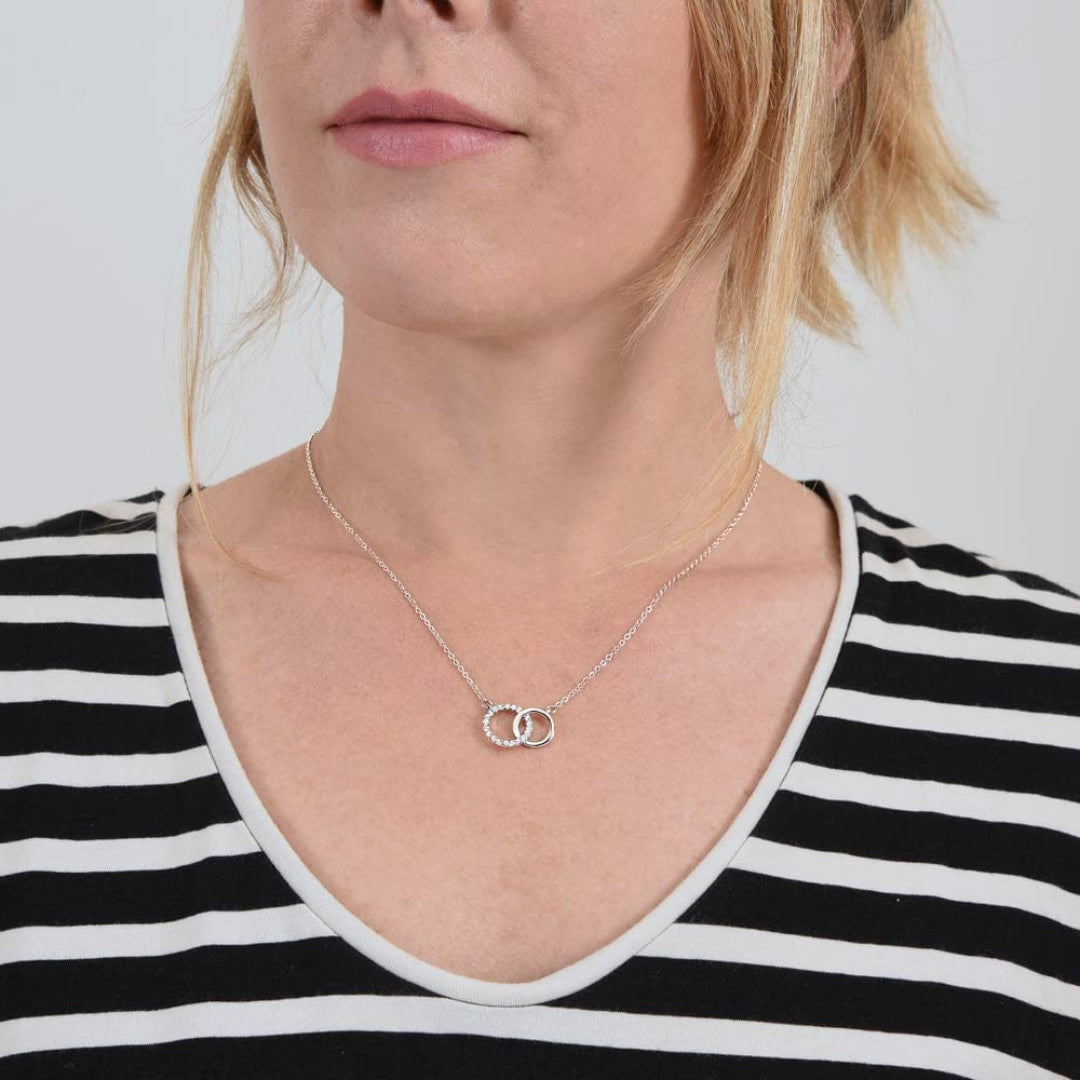 Eenheid ringen ketting| 1+1 Gratis